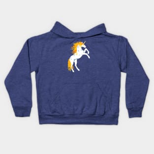 Golden Maned Unicorn Kids Hoodie